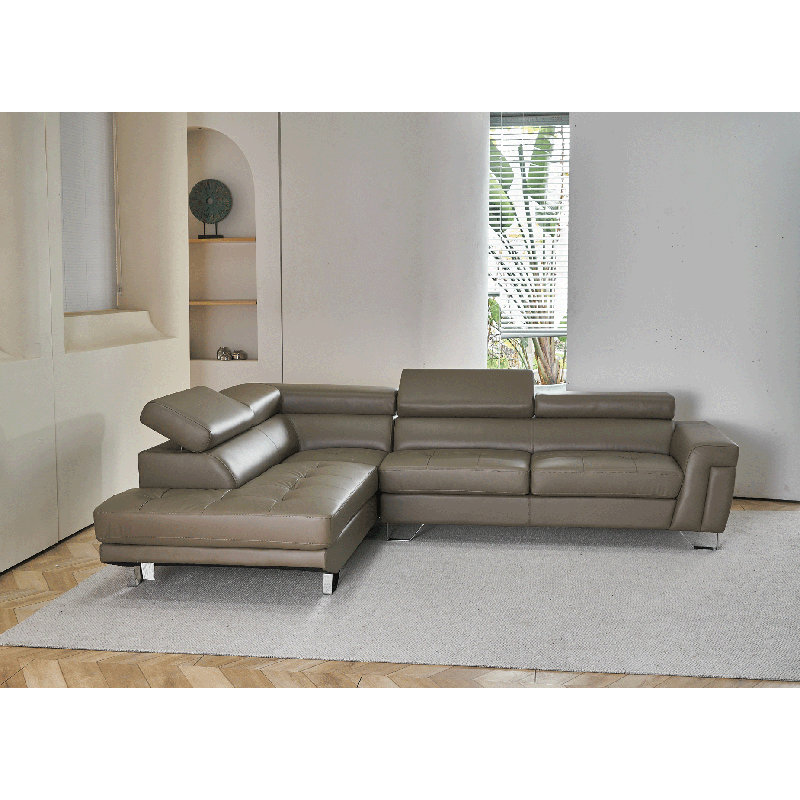 Canapé modulaire en cuir moderne