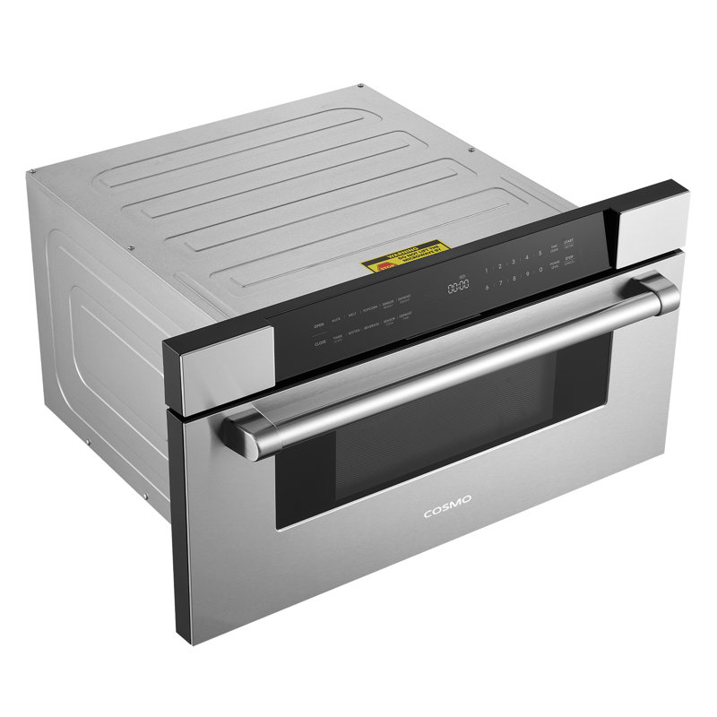 Cosmo 30 po Collection Haven 1,2 pi³ Tiroir à micro-ondes intégré, préréglages, commandes tactiles, support de dégivrage, acier inoxydable