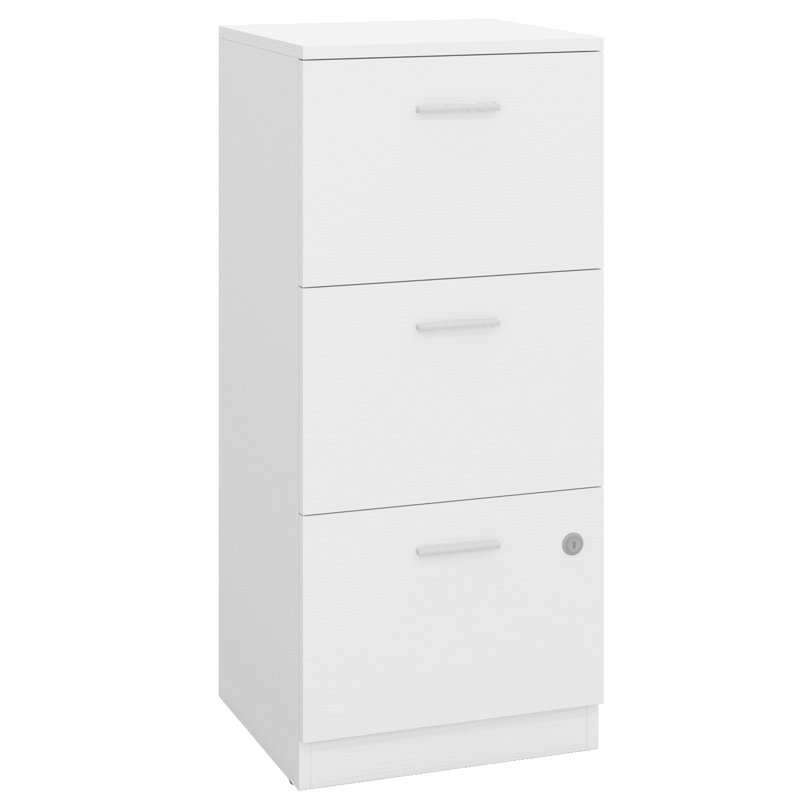 Haafila 3 Drawer Filing Cabinet, White