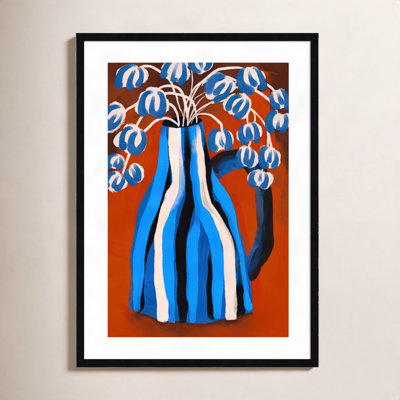 Galya "Striped Vase" Print by Treechild