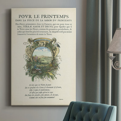 Ex-libris imprimé sur toile V - Art texturé sur toile tendue