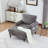 Chenille Fabric Chaise Lounge Recliner Single Sofa Living Room Bedroom Rest Chair-1884570600