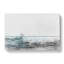 Solo Red Sailboat & Seascape In Abstract - Wrapped Canvas Print-55340558
