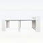 Table de salle à manger moderne extensible avec rangement, parfaite pour les espaces polyvalents et l'organisation facile-130196079