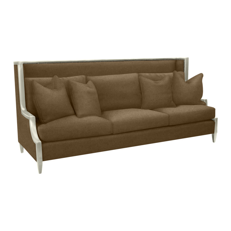 Sofa, 109-08, Coffee Bean, Hair on Hide/Zebra in the Wild