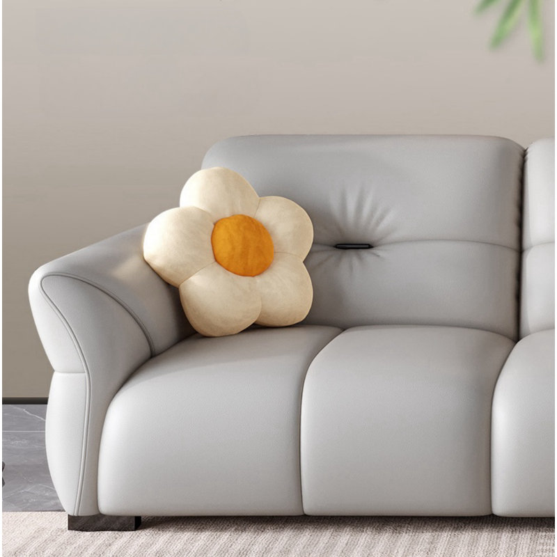 Minimalist Casual Sofa, Gray, 32.6”H x 74.8”W x 36.6”D