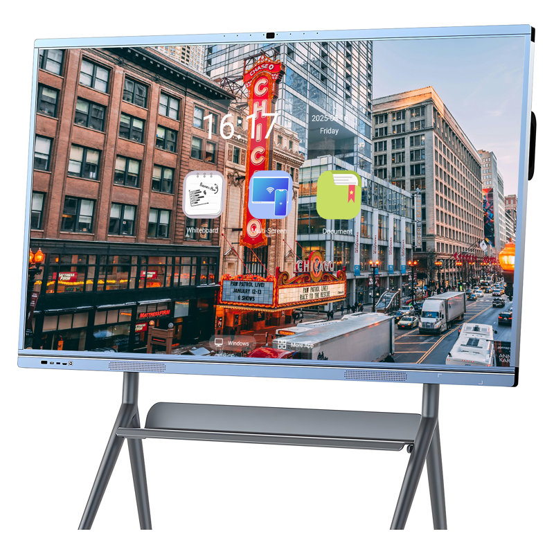 Tableau interactif JYXCN, maximisez votre engagement! Tableau blanc interactif tout-en-un à écran tactile avec double système et partage de nuage - Tableau blanc numérique pour l'éducation et le bureau?