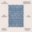 Tapis intérieur / extérieur bleu / ivoire nokat tribal nokat-118430755