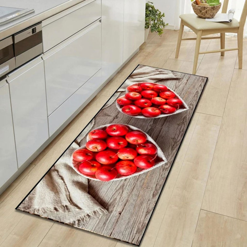 Furit Mat Apple Heart, Rectangle 80cm x 150cm