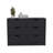 Dresser Curio, Four Drawers, Black Wengue Finish-1389946124