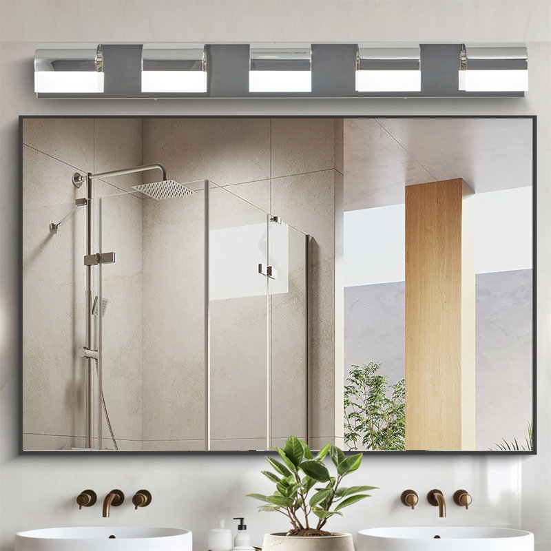 Éclairage pour salle de bain 5 lumières DEL Modern