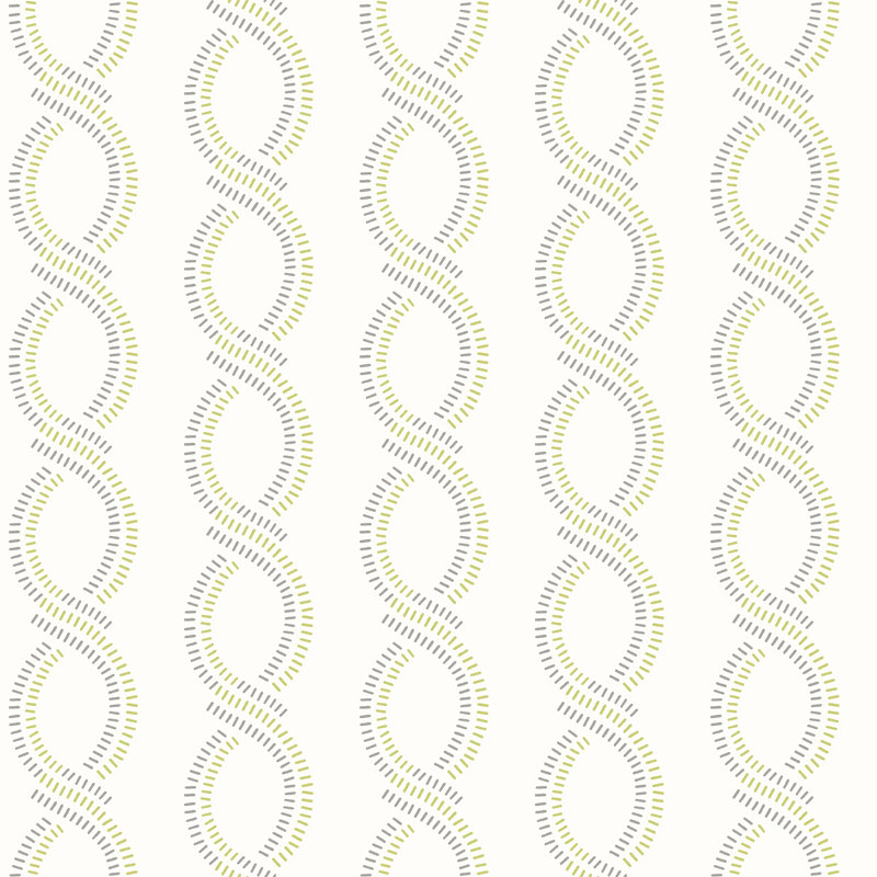 Rouleau de papier peint L 33 pi x l 20,5 po Nester, Vert