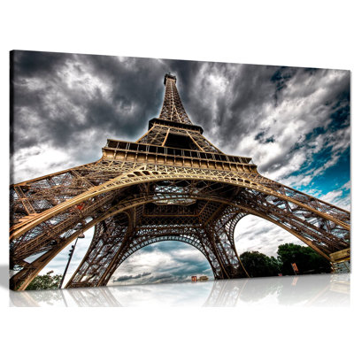 Eiffel Tower Paris - Wrapped Canvas Print