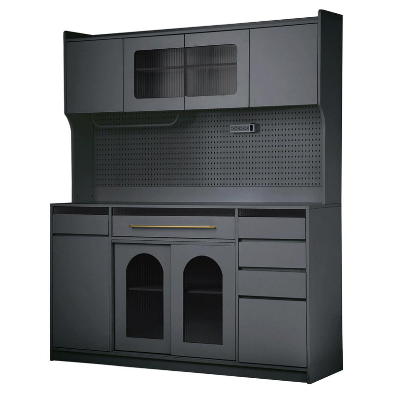 Storage Cabinet With 6 Drawers (Black)