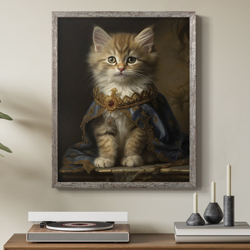 ANIMALS Series CXC III, reproduction encadrée - bois massif, H 30 po x l 24 po