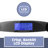 Ultra Thin, Clear Glass Scale With Easy To Read LCD Display - Auto Step On