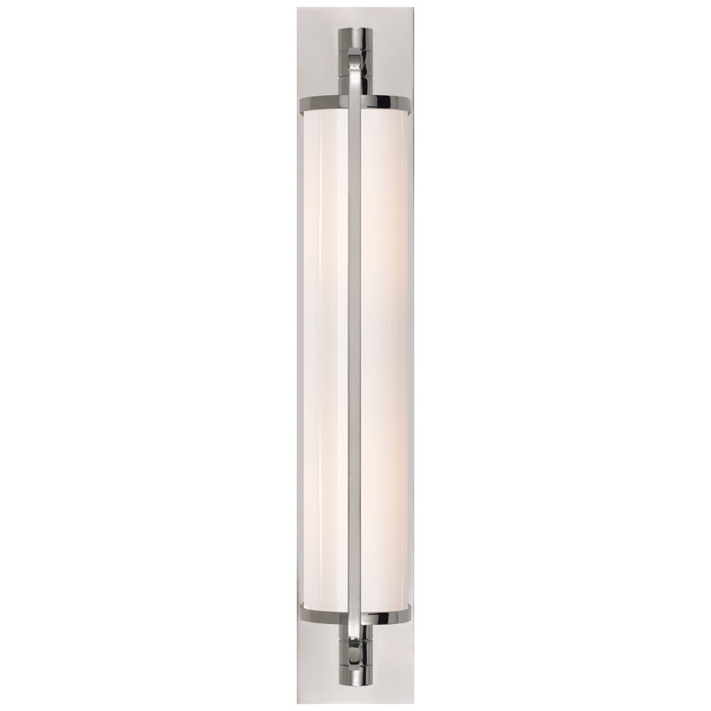 Thomas O'Brien Keeley Tall Pivoting Sconce, Polished Nickel