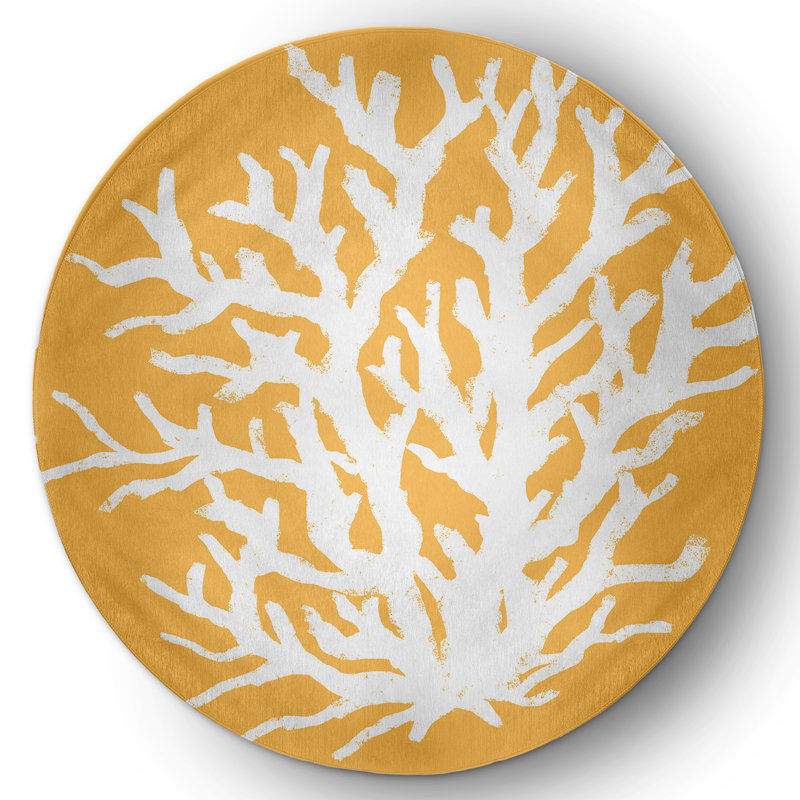 Bolen Chenille Indoor / Outdoor Rug, Round 5'