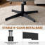 Boucle Swivel Desk Chair-361327377