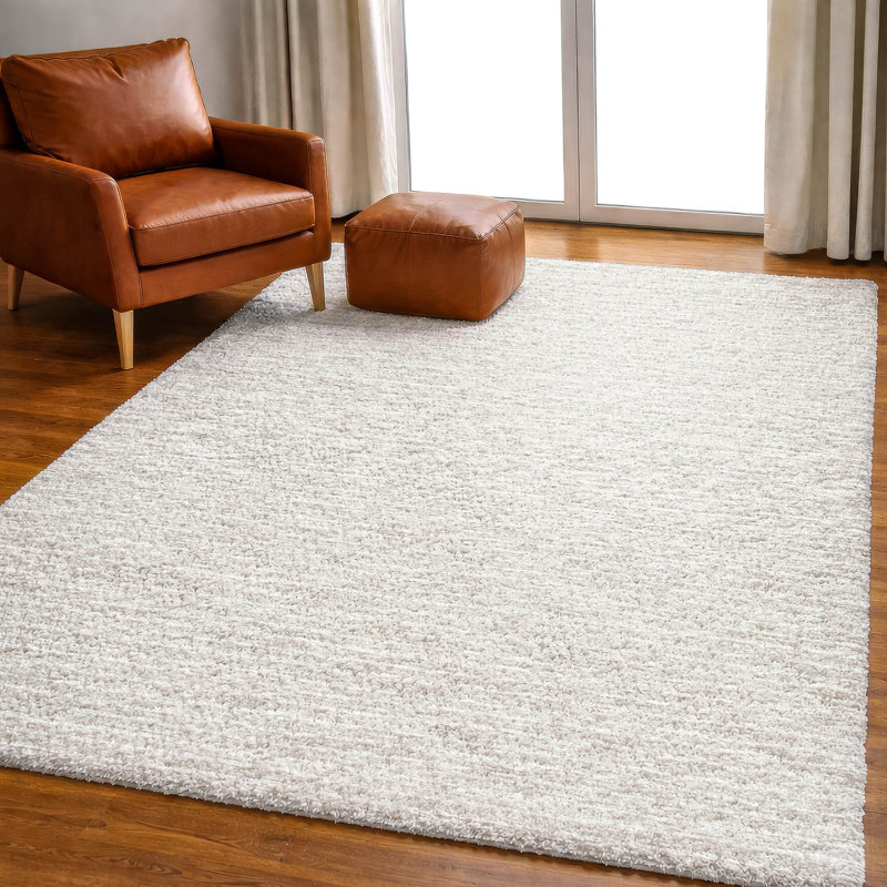 Tapis à poils longs de qualité supérieure lavable à la machine Dream ADS138, Lin, 8 pi x 10 pi