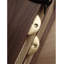 Elegant Black Walnut & Rattan Coat Rack