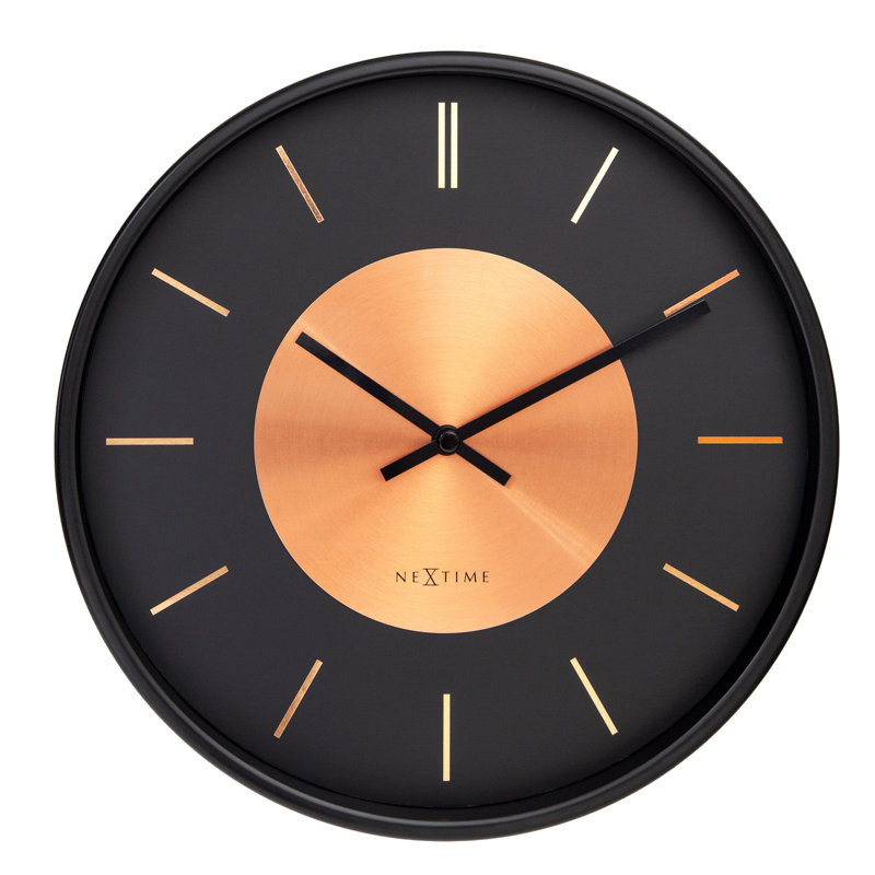 Metal Wall Clock, Copper
