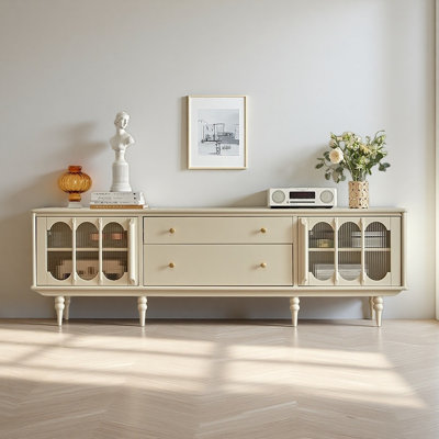 Meuble télé de style crème de luxe French Light