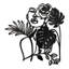 Décoration murale abstraite moderne romantique romantique-124837898-124837897