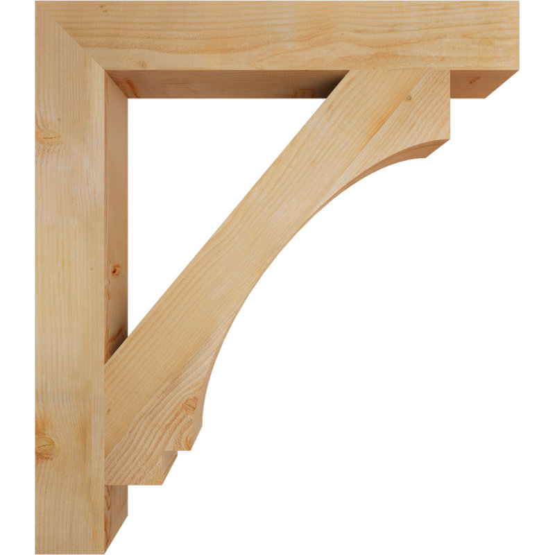 Support de bloc impérial, Douglas (sciage brut), H 48 po x l 6 po x P 42 po