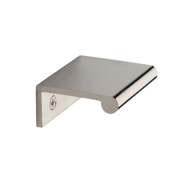Heritage Brass EPR Edge Pull Cabinet Handle 5cm, Polished Nickel