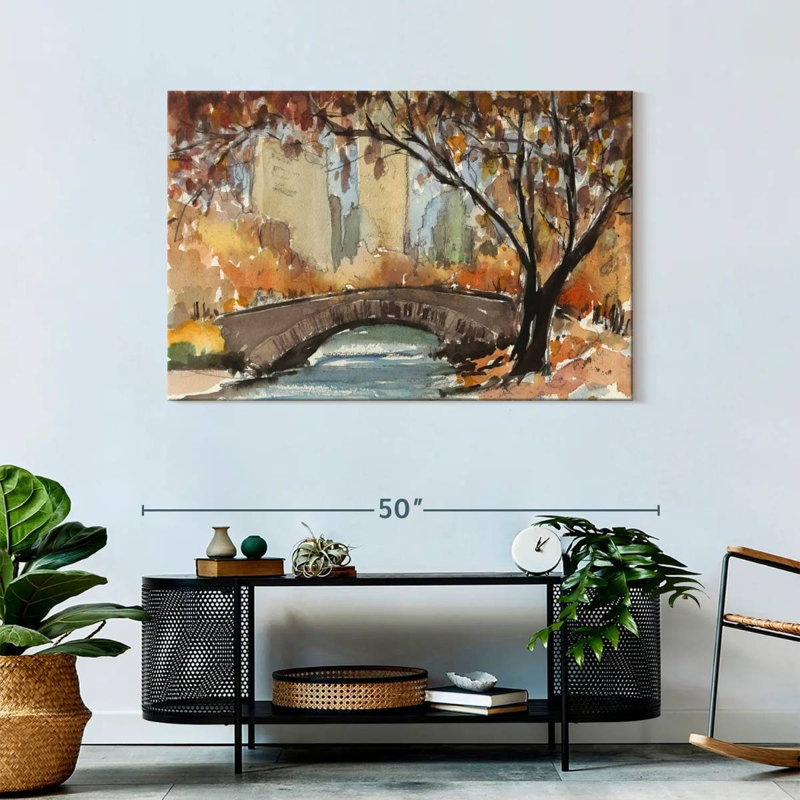 Autumn In New York Study I, 30" H x 45" W