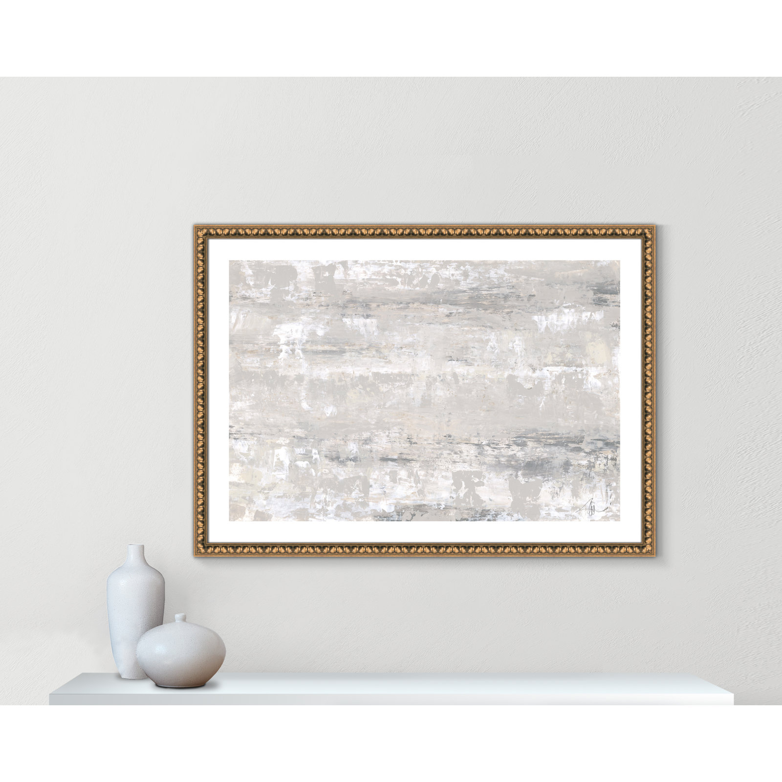Tryston "Desert Winds" Print by Filippo Ioco, Gold Bead Framed Paper, 29.5" H x 41.5" W x 1.13" D