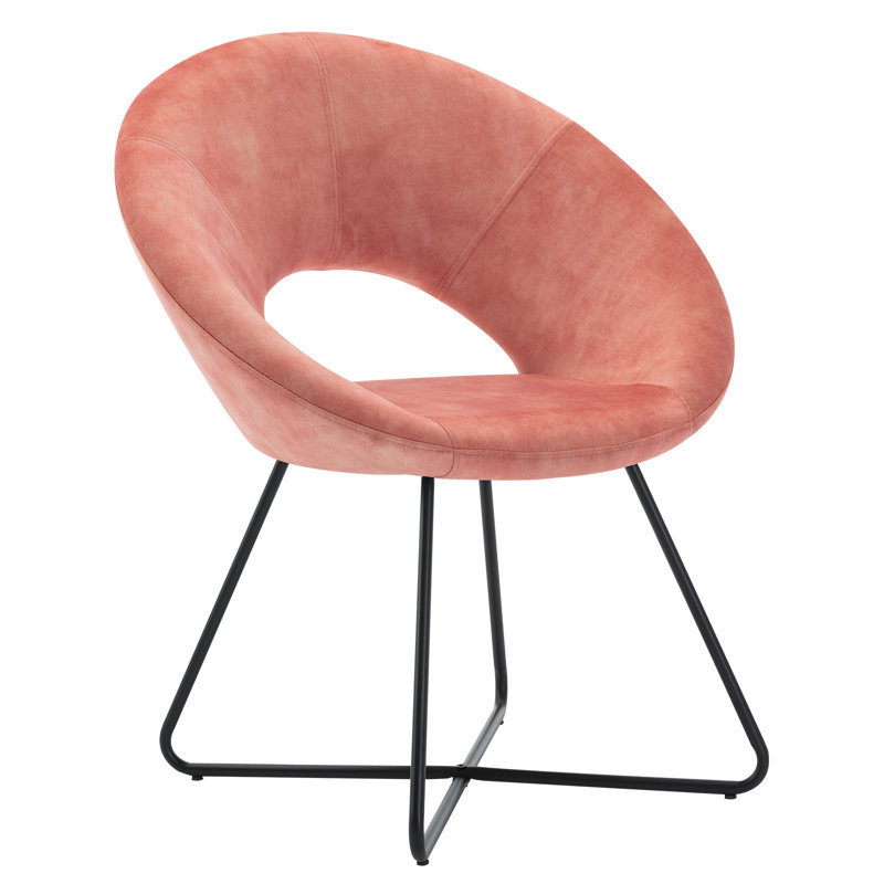 Albright Upholstered Accent Chair, Pink