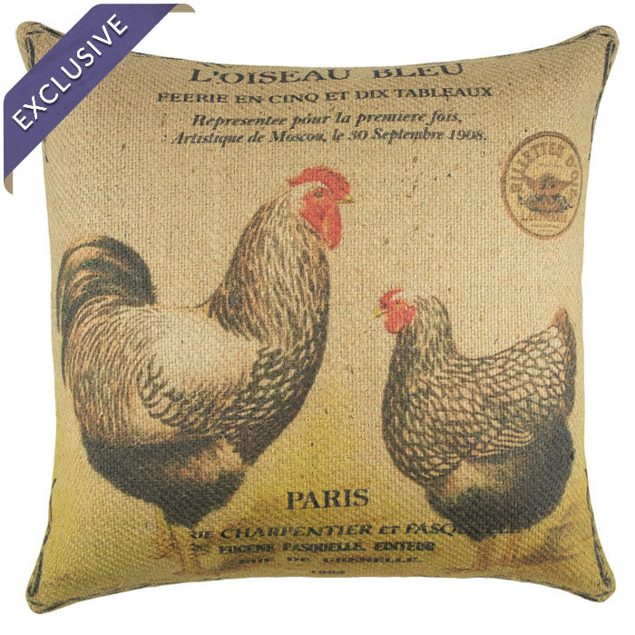 Jute / Sisal Throw Pillow