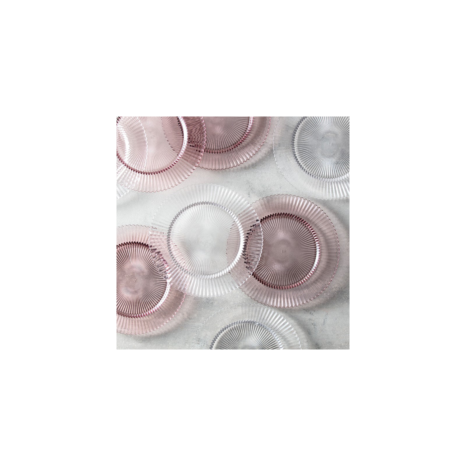 Fortessa Archie Glass Charger (Set of 4), Clear