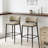 Metal Frame PU Leather Barstool-93075633