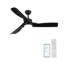 52 Inch Black Ceiling Fan With Light-121071254-121071255