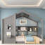 Lit sur pied avec tablettes de rangement-1587145858-1587145887