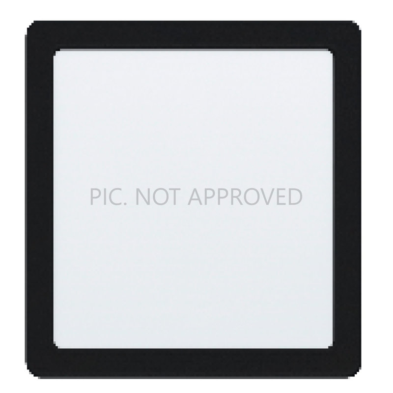 Heeter LED Flush Mount, Black