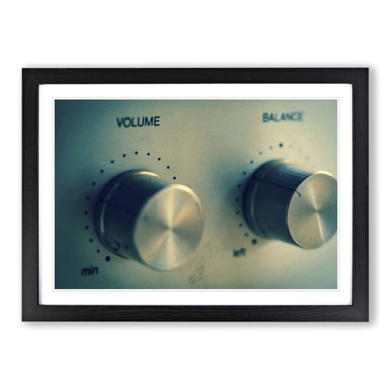 Single Picture Frame Print, Black