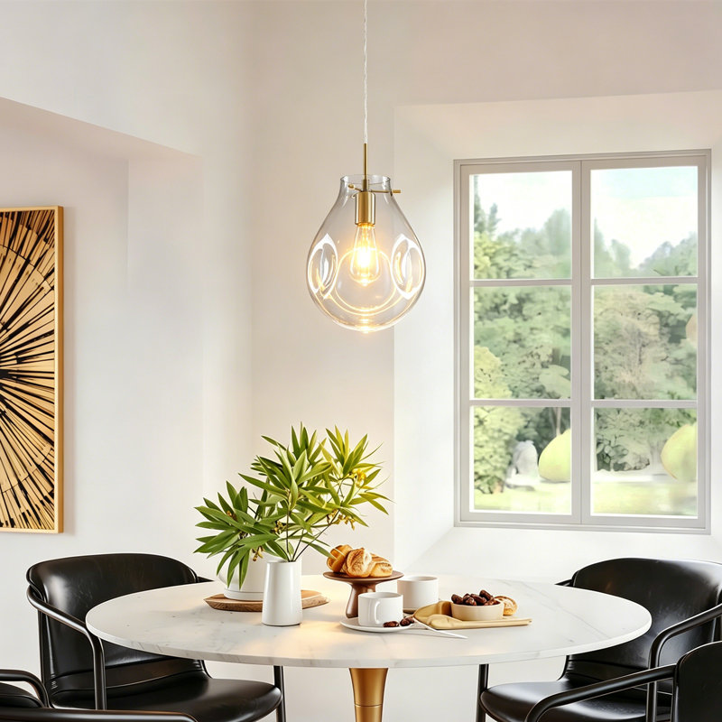 Brunsville 1 - Light Dimmable Kitchen Island Pendant Light