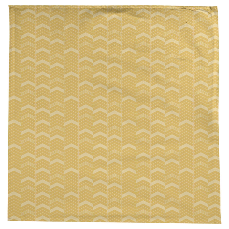 Nappe à chevrons à traits Stephenie, Jaune