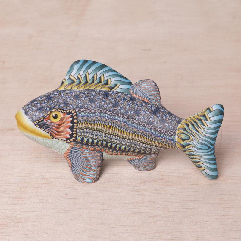 Bali Fish Polymer Clay Figurine