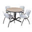 Table de salle à manger Neyland Cain-32520552-32520555-32520559