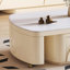Table basse à piédestal extensible avec rangement