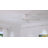 52 In. 5 Solid Wood Blades Indoor Flush Mount Ceiling Fan Without Light-719804938
