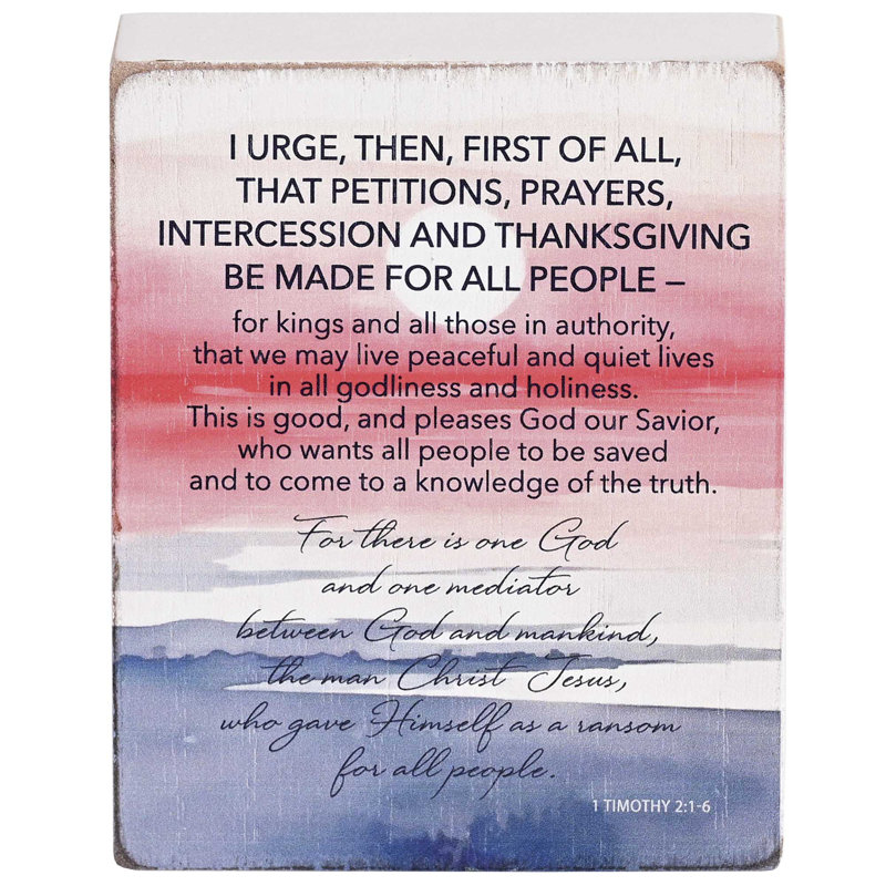 Tabletop Plaque Thanksgiving  Sunrise