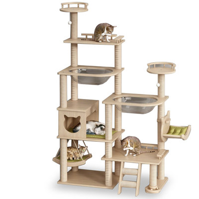 7-Tiers Cat Tree with Cat Condons,Perch,Scratching Posts