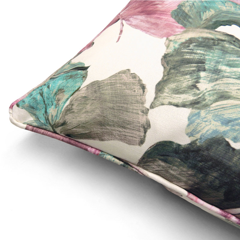 Floral Square Cushion, Hibiscus