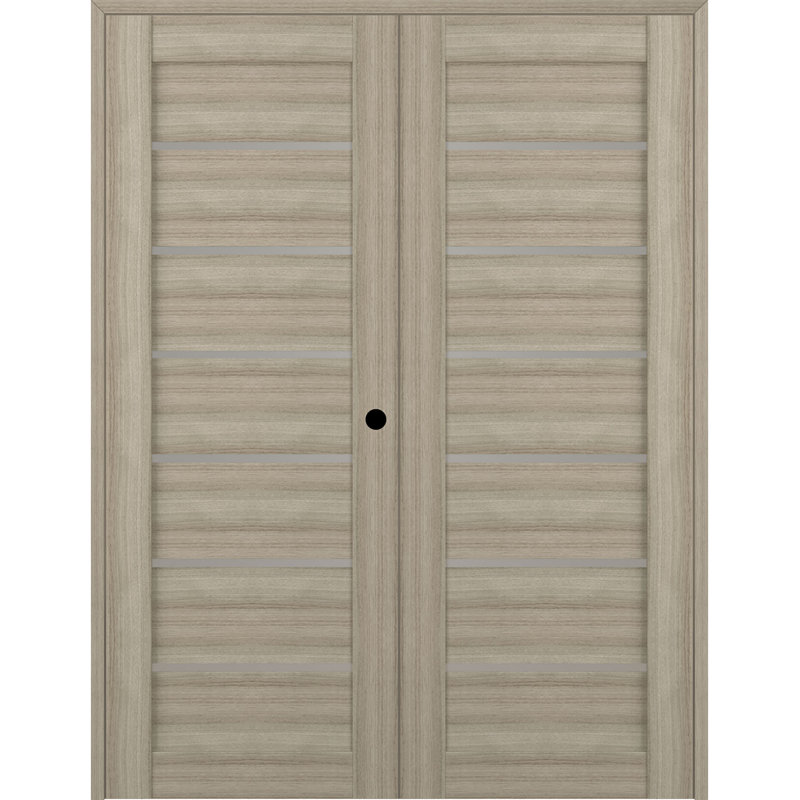 Porte française Alba, 63,5 po x 79,38 po, Shambor, Réversible